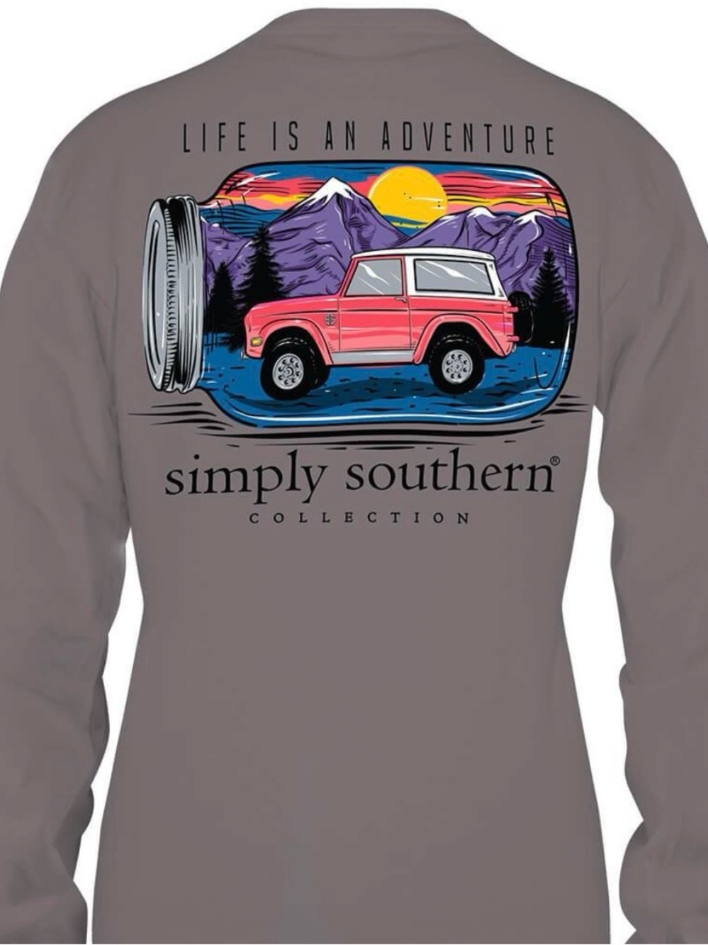 Simply Southern "Life Is An Adventure" Mason Jar Graphic Tee -